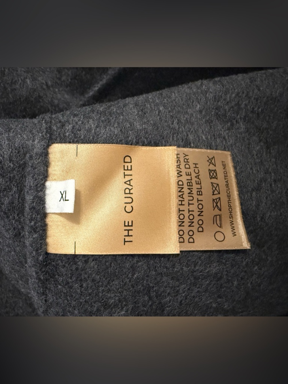 The Curated Classic Coat Charcoal - Picture 6 of 7